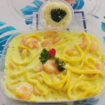 PASTA CON CAMARONES